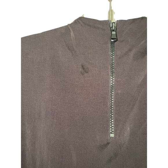 Brunello Cucinelli Silk Beaded Sleeveless Top Sz S Made in Italy Eggplant Purple - Picture 7 of 8